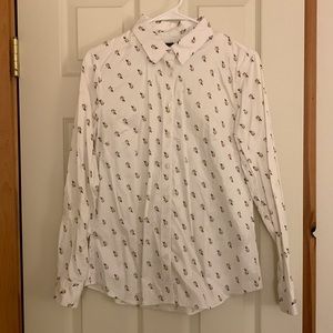 Banana Republic Button-up cotton blouse